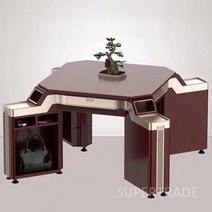 마작테이블 자동 테이블 마작패 마작기 탁자 중국 홈파티, 1. 사일런트킹C_다크레드