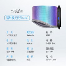 가정용 스팀팩 파마 염색 전기 모자, 레이저 오로라 저전압(24V)