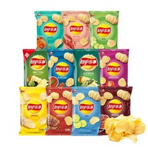 Lays 레이즈 감자칩 오이맛 토마토맛 타로맛 라임맛 와사비맛 마라샹궈맛 135g x 6봉