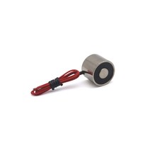 전자석 초강력 소형 마그네틱 원형D25mm * H20mm 5KG/50N 홀딩 전자석 리프팅 솔레노이드 서커 전자석 DC 6, 01 ordinary_05 24V
