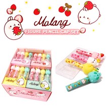2000 몰랑 피규어 연필캡 세트 연필 보호캡 1BOX20입
