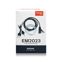 윈어텍 NXP-440용 라디아 EM2023 경호 이어마이크 D타입 무전기 튜브형 이어폰 무전기이어폰 이니어 리시버 / 투명튜브 포함 / 무통증