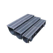 측구수로관 그레이팅 하수구 스테인리스 커버포함, 250x250x1000x20mm(덮개 포함), 1개