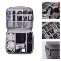 핸드폰 기기 보관 파우치 이어폰 보조배터리 충전기 카라반 걸이 랜턴 캠핑 테이블 감성