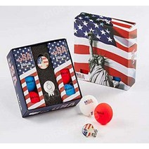 볼빅 비비드 USA 레드 화이트 칼라 골프공