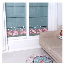 데코 쁘띠 스티커 시리즈1/조인컴퍼니/DIY/인테리어/데코/창문스티커/국내제작/꽃무늬스티커, 로즈핑크가든 FDT-21302