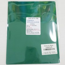 토리열전사지 낱장 25cm x 20cm, 녹색, 10개