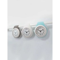 물방울 욕실시계 방수흡착시계, 다른 10.5CM 욕실 흡착식 시계(회색)