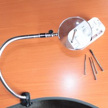 월드마켓 휴대용 자바라 스탠드 확대경 360도 각도조절 자유, 1개, 자바라확대경