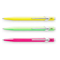 까렌다쉬 849 팝라인 형광 메탈 볼펜, 핑크, 1개