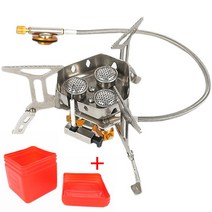 휴대용 캠핑 강염 버너 고화력 접이식 감성 해바라기 미니 등산용 스토브 백패킹, 단품