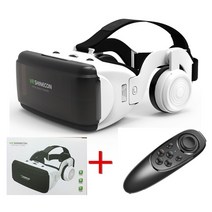 vr게임기 세트 핸드폰 vr기기 VR 안경 Shinecon Pro 가상 현실 3D Google 골판지 헤드셋 스마트 폰 ios 안드로이드 4-6, [04] G06E
