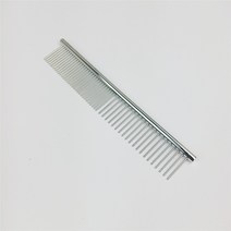 마단핀브러쉬 버터콤 크리스콤 포메 푸들 비숑 애견 미용 전문용 쇠빗 스틸, 스몰[16.5cm*3cm]