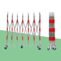 접이식 스틸 바리게이트 안전 펜스 휀스 대문 가이드라인 노랑 3.1M, 5M x H 1500, 02. 접이식 스텐 바리게이트, 1개, 옐로우