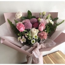 부산꽃집 중형꽃다발 여자친구선물 해운대구꽃배달 기념일꽃다발, 금정구/사하구/서구/북구