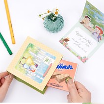 미니 기프트 쇼핑백 Ver2 - 빨강머리앤 옐로우 문구 굿즈 팬시, 단품