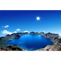 란이네 diy 보석십자수 산수화 풍경화 백두산 천지 전체수 SR220717089, 원형비즈, 105*70cm