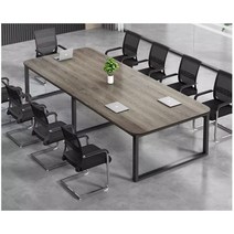 모던 심플 긴 회의용 테이블 탁자 대형 3000, 200X100