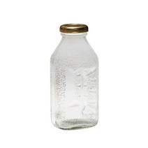 쥬스 유리병 300ml 사각유리병 1박스 40병, 골드_x000D_