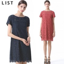 리스트 로즈 올오버 레이스 원피스