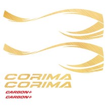 JINUS 자전거 휠커버 멋스런 데칼 호환 corima MONOBLOC 디스크 림 스티커 휠 닫힌 사이클링, [01] brushed gold red