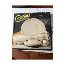 코렐 그릇 *IN BOX* 16종세트 빈티지 CORELLE 버터플라이 골드코닝 리빙웨어 코닝, 16개