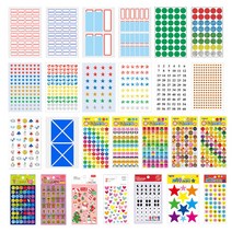 네임스티커 / 견출지 / 라벨지 / 칭찬스티커, 11) 교육용 스티커, 큰꽃(225)