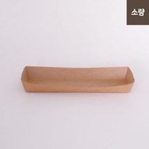 샤인팩 크라프트 일회용 종이트레이 샐러드 햄버거 김밥 떡 포장용기 ky 28호(100개)