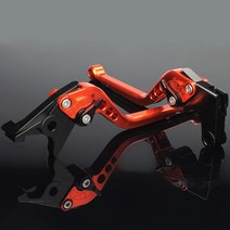 로얄 엔필드 클래식 350 오토바이 조정 한 브레이크 클러치 레버 핸들 액세서리 2023, 07 Orange 177mm