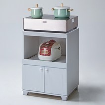 조은나라 착불배송-선택형 정수기받침대 전기렌지받침대 밥솥받침대 전자렌지대 밥솥/렌지대 콘솔, 01-반문렌지-화이트