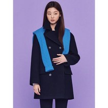 [7번][정가459 000원][빈폴레이디스] 블랙 에코 미디엄 피코트 (BF2X30N035)