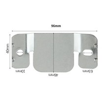 벽걸이 96x40mm 유화 거울 그림 프레임 행거 예술 작품 사진 그림 행거 플러시 마운트 브래킷 20 개
