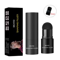 수염 필러 비어드 필링 파우더 스탬프 방수 수리 강화제 남성용 도장 블랙/다크 브라운, 협력사, 01 Black