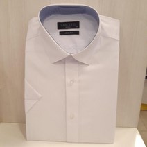 란체티화이트슬림핏반팔셔츠LZRTC76WH