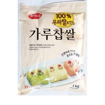 [더착한푸드]가루찹쌀(대두 햇쌀마루 1K) 식자재마트 대용량 업소용 대두찹쌀가루 찹쌀분 찹쌀분말, 1kg, 1개