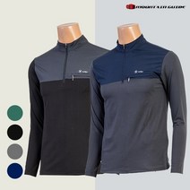 [엑슘] [마운틴가이드]봄 여름 등산복 단체복 작업복 남성 배색 등산티셔츠 WLM-T211