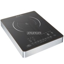 1구인덕션 2구인덕션 3구 업소용 영업용 휴대용 인덕션 2200W 36*2m 터치 컨트롤 미니 전기 세라믹 스토브, 한개옵션1, 02 라이트 그레이