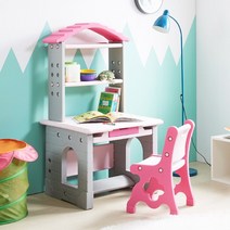 [생활지음제미니의자] 하이지니 -하이지니프로 유아책상&의자SET (2COLOR)- 아동책상, 파스텔핑크