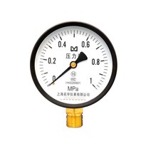 압력게이지 Y100진공 음압계 기본 압력계 0-0.6/1.0/1.6/2.5/4/6Mpa, T14-압력 0~1.0Mpa