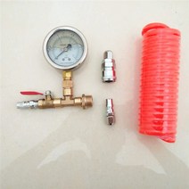 누출 수압 고압 공압 테스트 수도 압력계 누수 탐지 압력 측정기, 내충격 공압 시험기 C