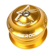 자전거롤러 고정로라 평로라 자전거 헤드셋 스티어링 칼럼 18 44MM M 포크 볼 헤드 베어링 테이퍼, [06] Gold
