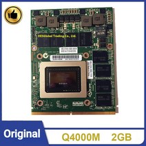 기존 Quadro 4000M Q4000M 2G CN-0HGXY3 HGXY3 비디오 VGA 그래픽 카드 N12E-Q3-A1 Dell M6600 M15X HP 8760W 빠른 배송, 한개옵션0
