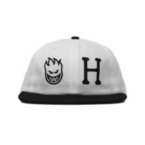 가방팝 허프HUFXSPITFIRE 6 PANEL WHT 스냅백