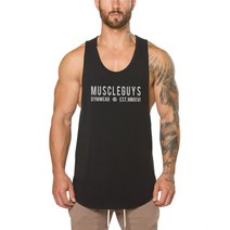 Muscleguys building Clothing Fitness Tank Top Men Workout Singlet Sleeveless Shirt [A00093632]