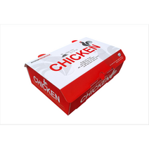 레드치킨박스 두마리 (100개) /치킨상자/치킨용기, 100개, 100개