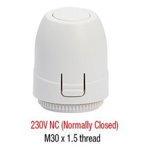 구동기 230V NO NC 전기 열 액추터 밸브 헤드 온도 조절기용 매니 폴드 언더 플로어 난방 라디터 정상, 11 C10 NC_01 230V NO