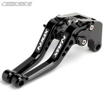 CXX 야마하 NMAX125 NMAX155 브레이크 레버, 1개, 블랙