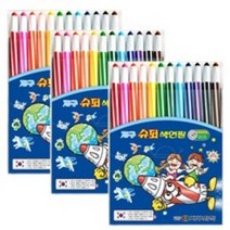 지구 슈퍼 색연필 12색, 5개