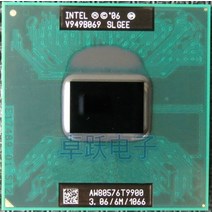 인텔 CPU 노트북 코어 2 Duo T9900 6M 캐시/3.06GHz/1066/듀얼 소켓 479 프로세서 GM45, 한개옵션0