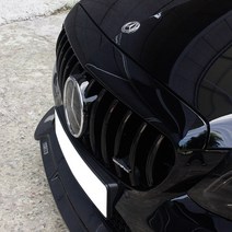 [모터스파이] 벤츠 C클래스 W205 세로그릴 범퍼 튜닝 몰딩 용품, 전기형 실버